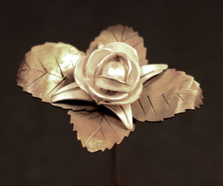 jewel: rose pin