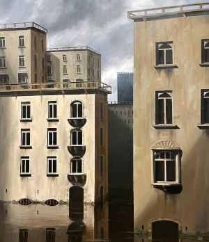 Painting: Abandoned Buildings