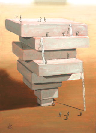 Painting: Ladders to Nowhere