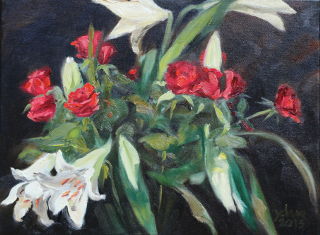 Painting: Lillies