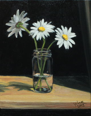 Painting: White Flowers